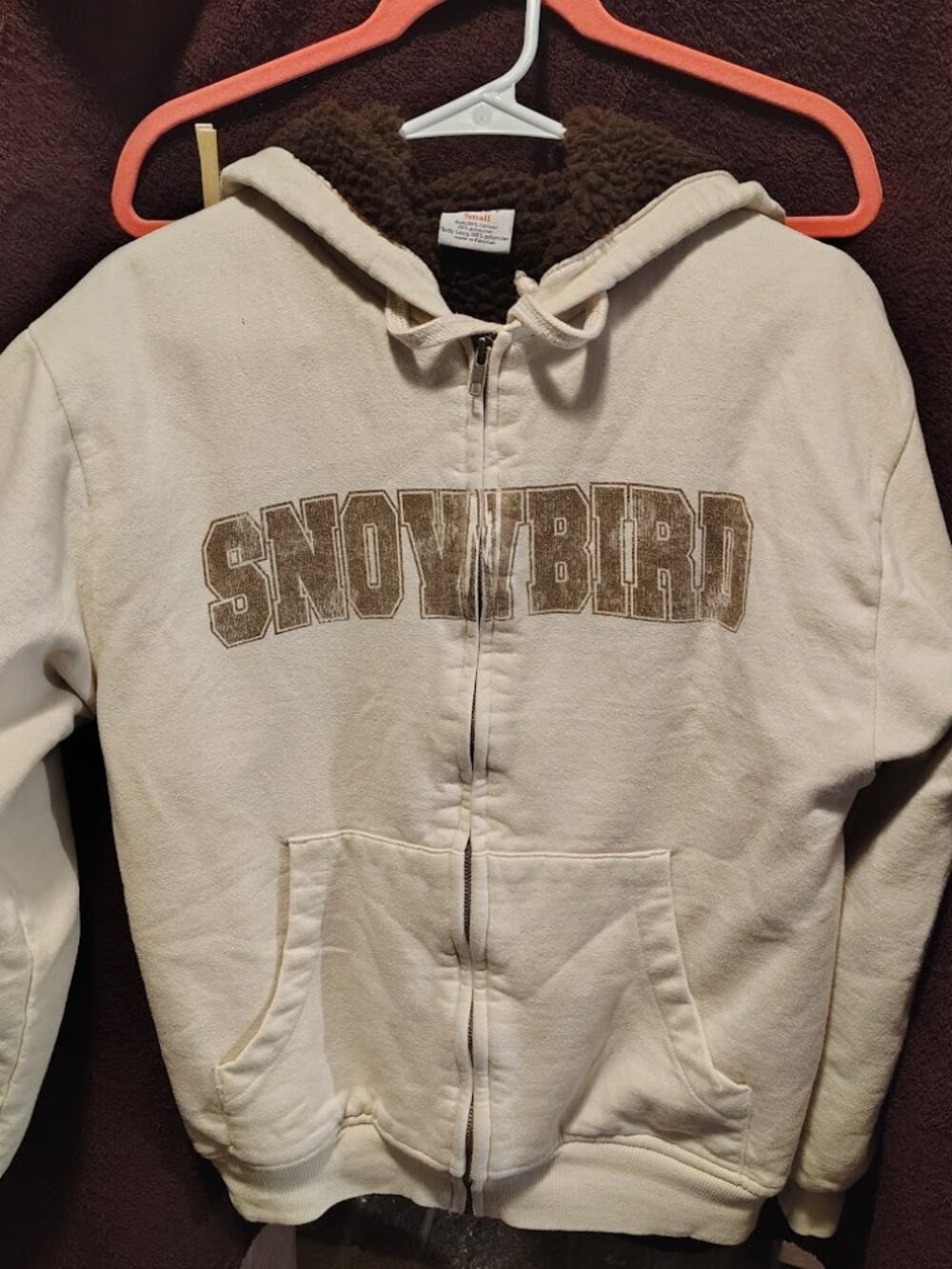 Men's 'MV Sport' "Snowbird" Resort in Utah Hoodie Full Zip Size Small